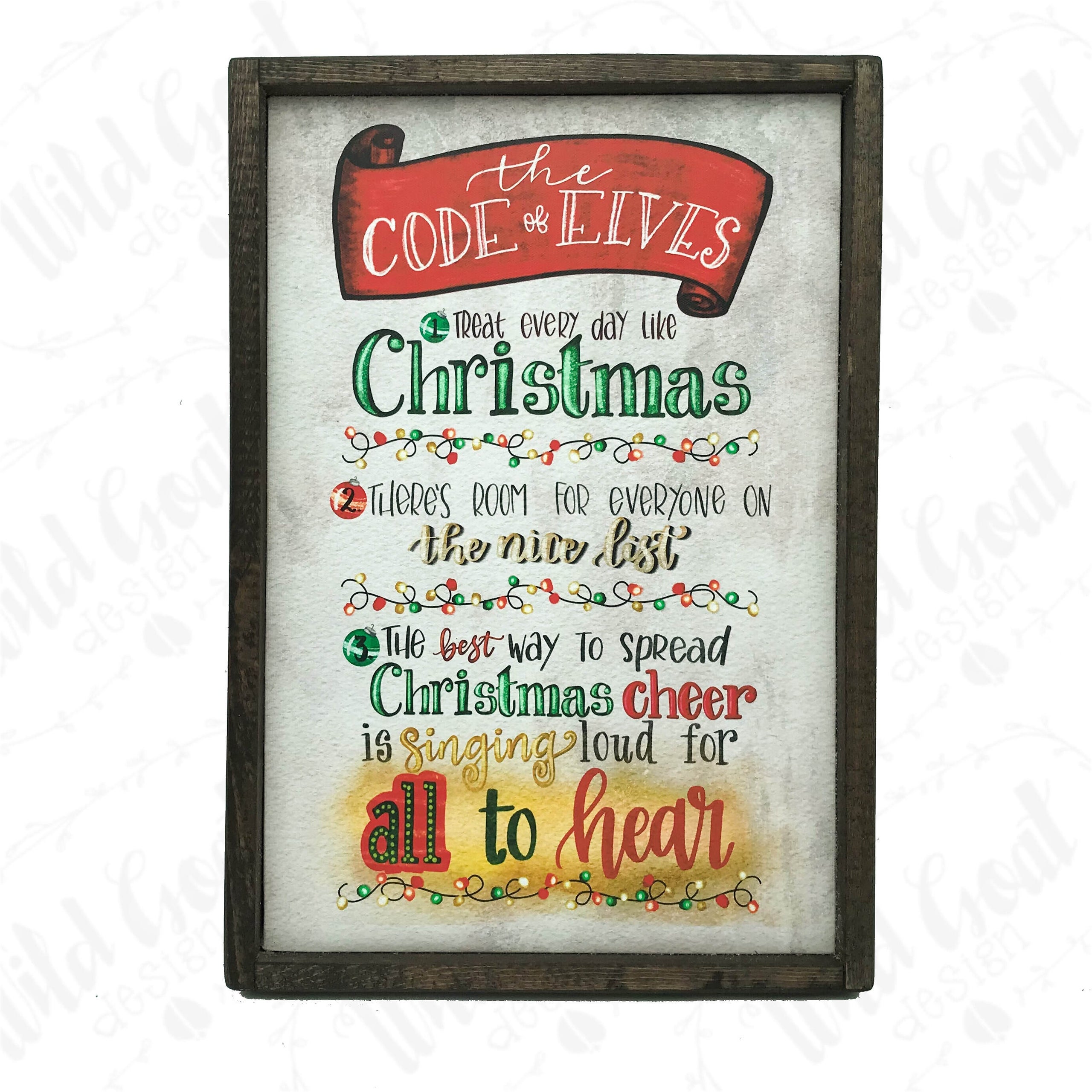 Code Of Elves Rules From Elf